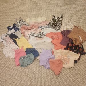 Giant Bundle of Baby Girl Summer Clothes 6-12 months
